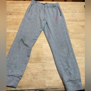 Nike grey sweatpants boys large